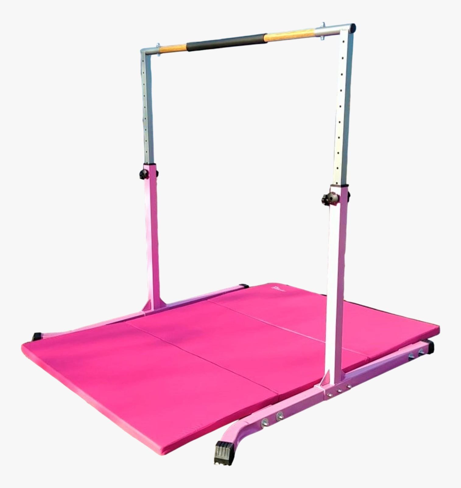 Gymnastic Bar Kip Bar Horizontal Training Bar Set - Adjustable