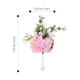 thumbnail image 3 of FENGGUIQU Artificial Lavender Flower Corsage for Wedding, Clothing Accessory, Bridal Decoration, 1 Piece, 3 of 8