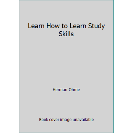 Learn How to Learn Study Skills, Used [Paperback]