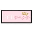 thumbnail image 2 of Stupell Industries Princess Sassy Girl Princess Pun Royal Crown Pink, 30 x 13, Design by Daphne Polselli, 2 of 5