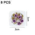 thumbnail image 2 of Bienvenido Nail Art 3D Rose Rhinestones Set, Mixed Gems Metal Flower Charms Pearl for Nail Decoration Women Girl DIY Nail Design Craft Decoration, 2 of 5