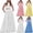 Blue, variant on CHUMUD Women's Boho 2 Piece Eyelet Skirt Set Sleeveless Hollow Out Lace Tank Top Maxi Skirt Outfits Fashion Party Dress Casual Going Out Vacation Travel