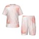 thumbnail image 1 of Fotbe Marble Pijama Estampada de 2 Piezas para Niños – Ropa de Dormir de Manga Corta Cómoda para Niños y Niñas, Camiseta y Shorts de Algodón-Medium, 1 of 6