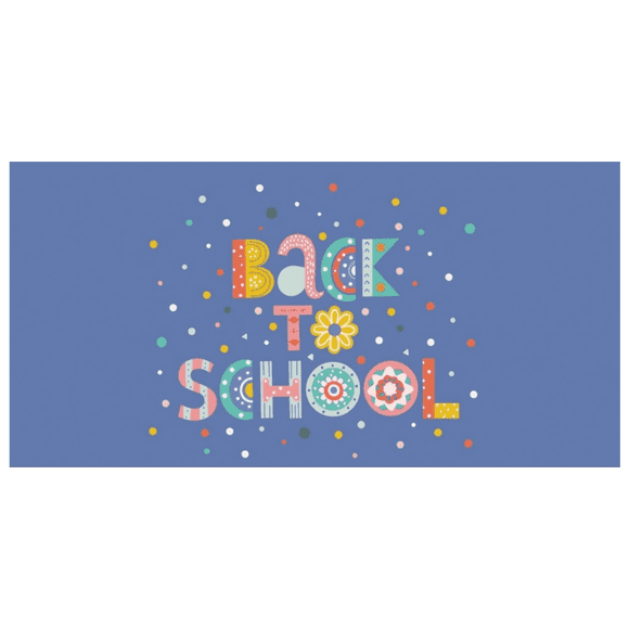 Bannière Éducative de Rentrée à Motif Décoratif pour Déco de Classe, Événements Scolaires, Fête de Bienvenue