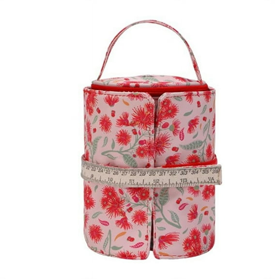 Small Yarn Storage Bag Portable Knitted Wool Bags Foldable Cerchet Hooks Bags for Sewing Tools Accessories Gift Blue