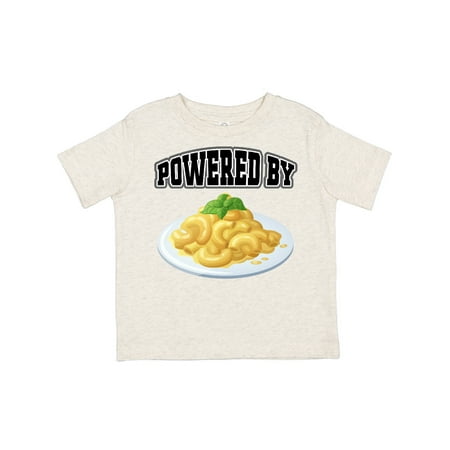 

Inktastic Powered by Macaroni and Cheese Gift Toddler Boy or Toddler Girl T-Shirt