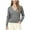 Gray, variant on LEBONYARD Women's Trendy V-Neck Button Slim Cardign Sweaters Casual Long Sleeve Solid Colored Warm Comfortable Fitting Ladies Fall Winter Sweaters
