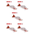 thumbnail image 3 of Naiovety Señuelo de pesca de 10 cm, Crankbait, cebo de natación de 7 segmentos, cebo de pesca de simulación con anzuelo Type2 NO2, 3 of 6