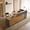 Walnut & Iron Gray, variant on L-Shaped Reception Desk with Lockable Drawers and Storage Shelves, Multi-Functional Computer Desk for Office (Left Hand L-Shaped; Walnut & Iron Gray; 87"Lx 24"W x 41"H)