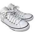 thumbnail image 3 of Converse Ctas Street Mid Shoes For White Leather Sneakers Casual 155277C, 3 of 5