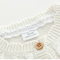 CHAOLEI Baby Girls Cotton Knit Sweater Autumn Solid Long Sleeve Tops