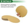 thumbnail image 6 of 30 Pcs Circle Sandpaper 60 Grit Hook and Loop Sanding Sheets Universal for Automotive Refinishing Woodworking 7.87"x7.87" Alumina Yellow, 6 of 7