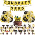 thumbnail image 2 of Graduation Decorations 2022 Graduation Party Supplies Inclu Congrats Grad Banner Photo Banner Paper Fans Balloons, 2 of 2