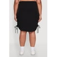 thumbnail image 5 of Womens Plus Size Toggle Drawstring Waist Midi Skirt, 5 of 5