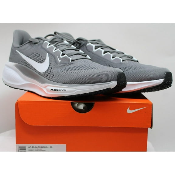Nike AIR Zoom Pegasus 41 TB Running Shoes Gun Smoke/White-Black 10 US Mens