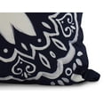 thumbnail image 2 of Simply Daisy, 20" x 20" Cuban Tile 1, Geometric Print Outdoor Pillow, Navy Blue, 2 of 2