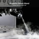 thumbnail image 4 of ChaoLink Máquina de espresso de 20 bares, máquina semiautomática con molinillo, máquina de café de acero inoxidable para latte y capuchino, espumador de leche y tanque de agua de 95 oz para oficina, 4 of 8