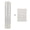 White, variant on NFTIGB 60-80 Cups Paper Plastic Cup Dispenser One Touch Button Cup Holder Wall Mounted Water Cooler Accessory Organizer with Dustproof Cover (16.54 inches / 42 cm, White)