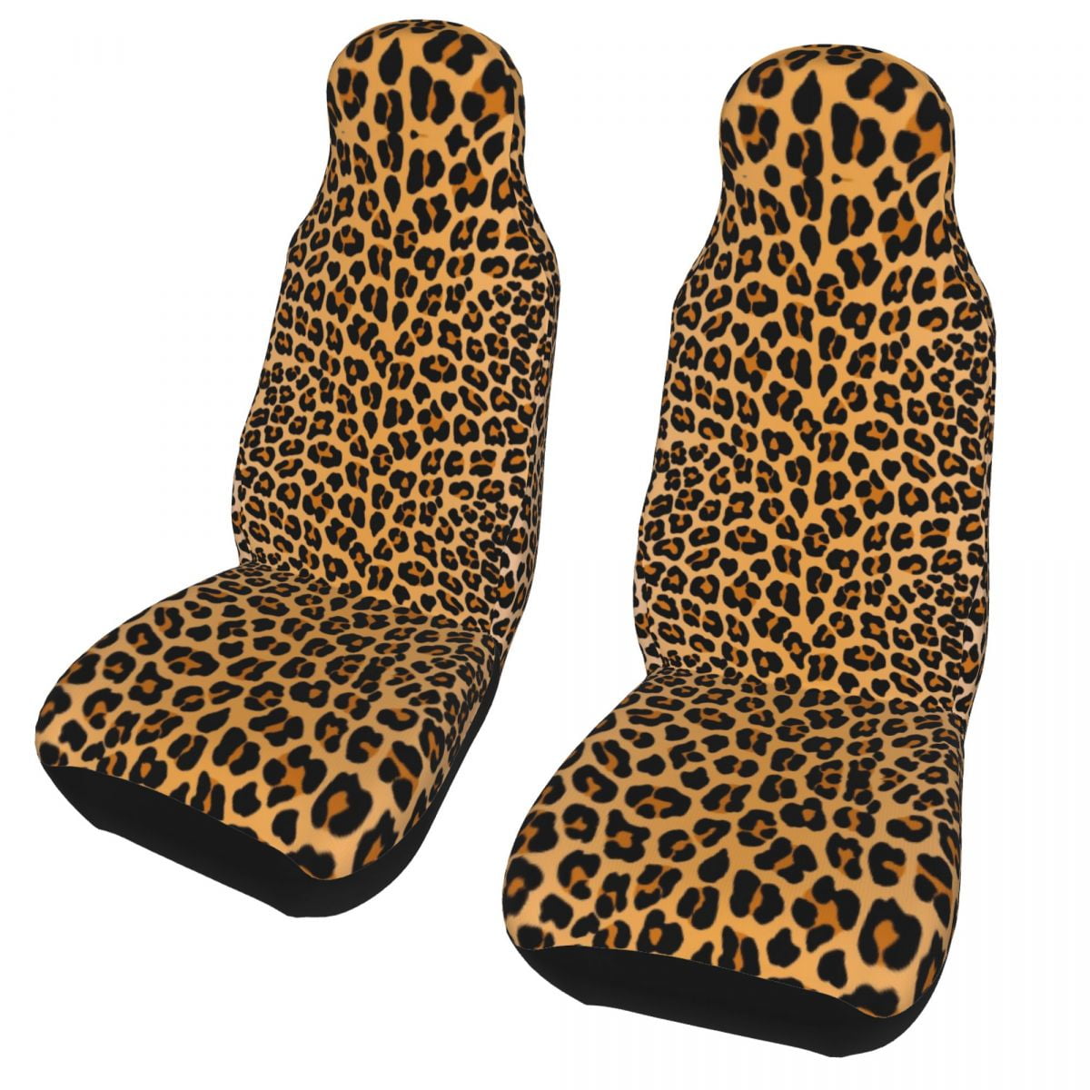 Custom Leopard And Cheetah Universal Car Seat Covers Fit Any Car Truck