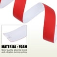 thumbnail image 6 of 1 Set Red Bike Handlebars Belt High Elastic Soft Shock Absorption Band Steering Tape Hexagonal Ball Pattern, 6 of 7