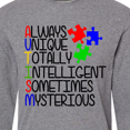 thumbnail image 4 of Inktastic Autism Awareness Acronym Long Sleeve T-Shirt, 4 of 5