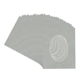 thumbnail image 3 of Light Grey Suede Picture Frame Mat for 16x20 Frames - Oval Opening for 11x17 Photos - 25 Mats, 3 of 7