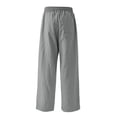 thumbnail image 5 of Kids Girls Wide Leg Loose Pants Casual Pants Soft Elastic Waist Girls Bottoms Trousers 8-9T, 5 of 6