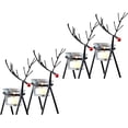 thumbnail image 2 of TIED RIBBONS Reindeer Christmas Tealight Candle Holder (Pack of 4) 5.3 x 3 inch Decoration for Home, 2 of 5
