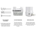 thumbnail image 3 of Kenmore 5-Speed Hand Mixer with Beater & Blender Attachments, Easy to Use for Baking & Cooking, 3 of 9
