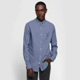 thumbnail image 2 of GANT Persian  Blue Windblown Oxford Check Button Down Shirt 3016430 Size M, 2 of 3
