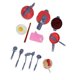 thumbnail image 3 of Bewildely 20 unidades/juego de utensilios de cocina portátiles, modelo de aprendizaje temprano, herramienta de cocina, juguete educativo, Muebles de casa de muñecas, 3 of 6
