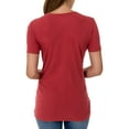 thumbnail image 2 of Time and Tru Women's Essential Short Sleeve V-Neck T-Shirt, 2 of 4