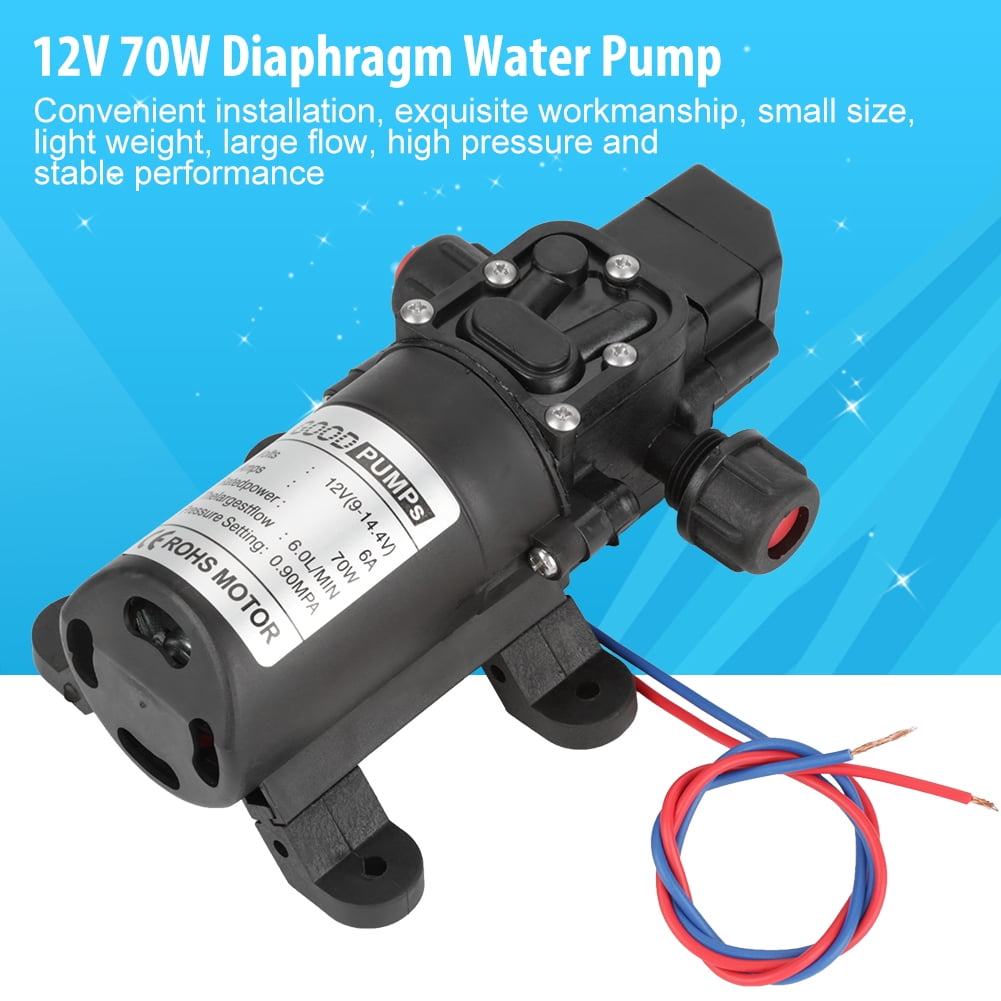 DC 12V Pompa Acqua A Membrana Ad Alta Pressione Pompa Elettrica Autoadescante Per Pulizia Caravan Lavaggio E Irrigazione Giardino 85577732