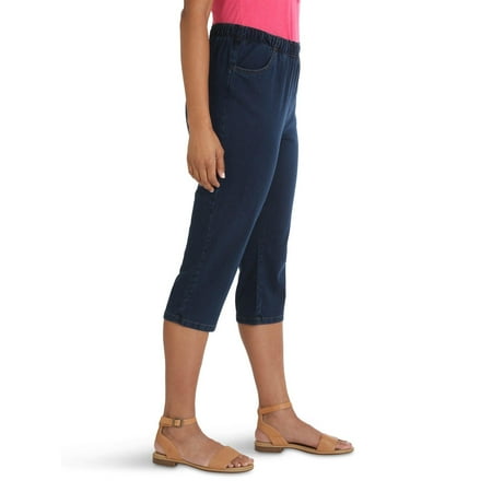 Chic - Women's Stretch Pull On Capri - Walmart.com - Walmart.com