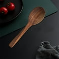 thumbnail image 2 of WUYVCG Wooden Spoons，Wood Soup Spoons Serving Spoons Wooden Teaspoon for Eating Mixing Stirring Long Handle Spoon With Japanese Style Kitchen Utensil Table Spoon, on Clearance, 2 of 4