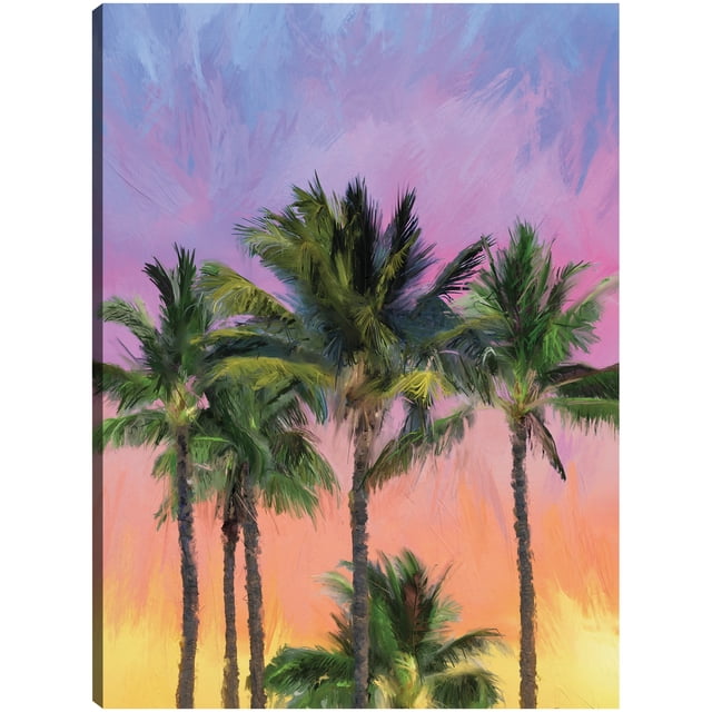 Cuadro Decorativo - Sorbete Atardecer Jr Impresión en canvas, estrechado