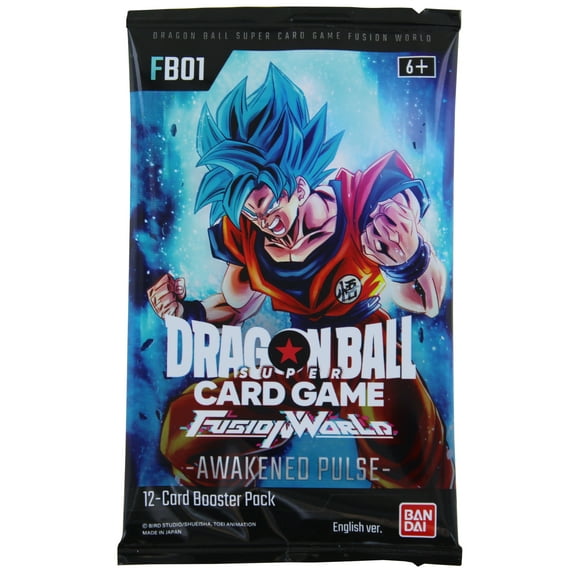 Bandai Dragon Ball Super Trading Cards - Fusion World Awakened Pulse FB01 - PACK [12 Cards]