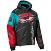 Castle X Code G3 Mens Snow Jacket Charcoal/Turquoise/Red XXL
