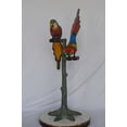 thumbnail image 2 of Nifao Two parrots on a tree bronze statue – Garden Outdoor Decor Sculpture, 16"L x 22"W x 52"H, 2 of 11