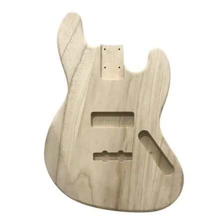 Polished Wood Type Electric Guitar Barrel DIY Electric Maple Guitar Barrel Body For JB Style Bass