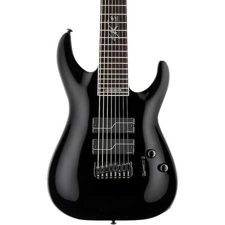 ESP Limited Edition 608B Stef Carpenter Eight String Electric Guitar Level 2 Black 190839117397