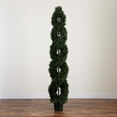 thumbnail image 4 of Nearly Natural Double Pond Cypress Spiral Artificial Topiary Tree - 7', 4 of 5