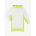 thumbnail image 4 of Free Assembly Girls Color Block Hoodie Dress, Sizes 4-18, 4 of 4