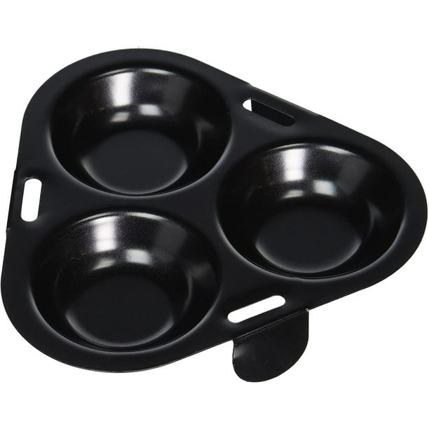 Norpro Nonstick Metal 3 Egg Poacher Pan