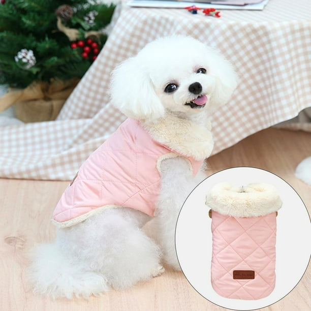 Chaleco acolchado cálido Chaqueta para perros Ropa para mascotas pequeña y para proteger con cuello Ropa impermeable para / invierno - Colco Chaqueta de cachorro de invierno