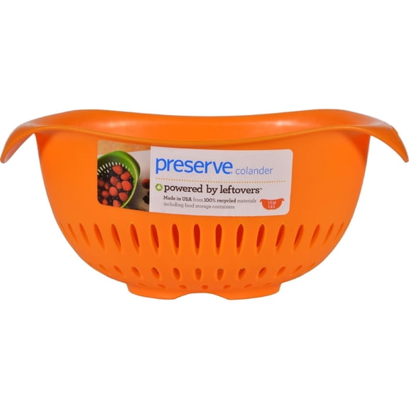 Preserve Small Colander - Orange - 1.5 qt