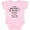 AD-Pink, variant on My First New Year's Resolutions Boys or Girls Baby Bodysuit