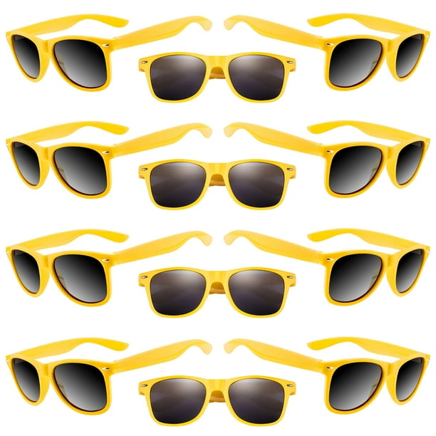 Anteojos de Sol TUPARKA para Niños Paquete de 20 Unidades Color Amarillo