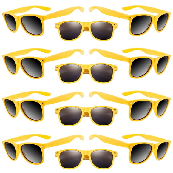 Anteojos de Sol TUPARKA para Niños Paquete de 20 Unidades Color Amarillo