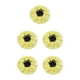 thumbnail image 3 of Transemion Perte d'Humidité des Cheveux Respirante Enfants Bonnet de Cheveux en Satin Jaune 5Set, 3 of 6